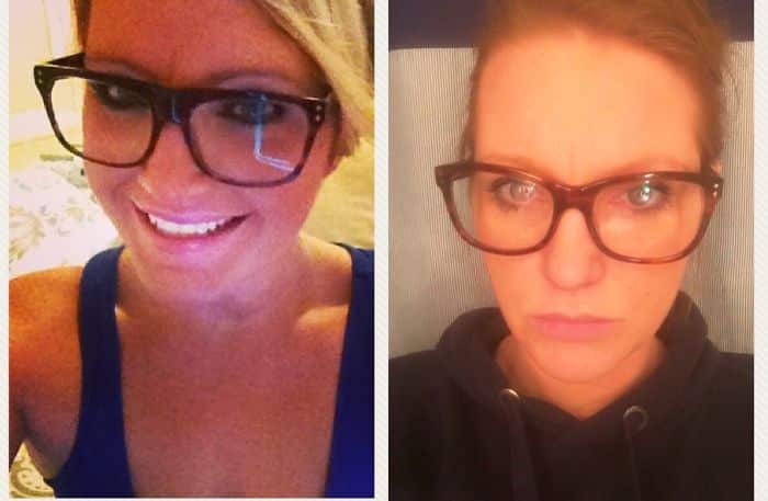 Fotos do "antes e depois"