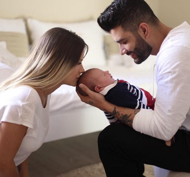 Gabriel, 4 meses, filho do cantor Gusttavo Lima e da modelo Andressa Suita