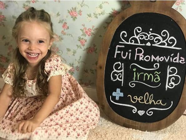 Anúncio da chegada do segundo filho