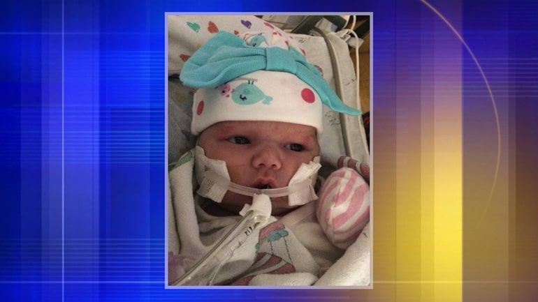 Bebê tem tumor no coração e precisa de transplante 