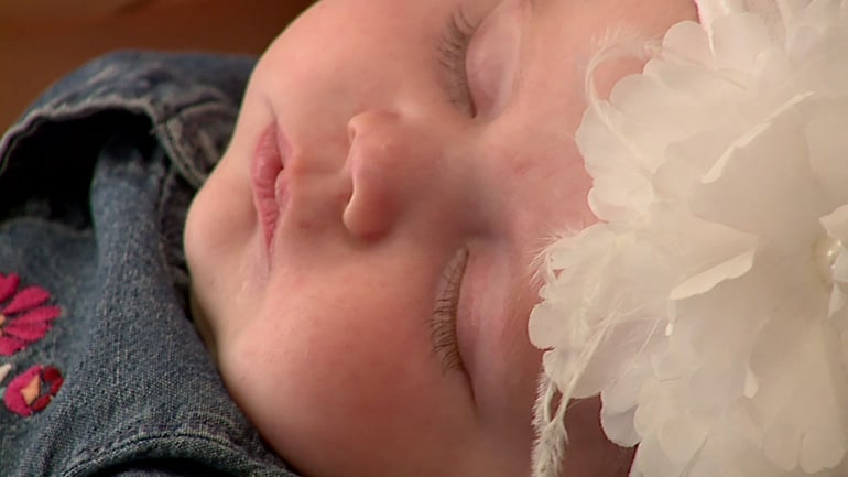 Bebê tem tumor no coração e precisa de transplante 