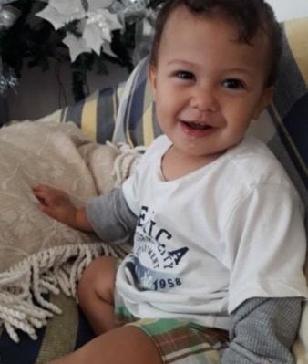 Bebê sofre queimadura