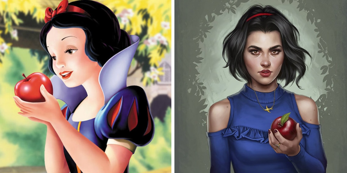 Artista recria sete princesas da Disney e as aproxima da nossa realidade