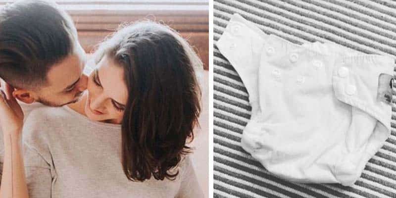 Mulher do músico Junior Lima explica o uso de fraldas de pano no filho recém-nascido