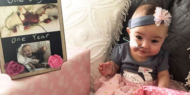 Bebê respira sozinha pela primeira vez, 391 dias depois de nascer prematuramente