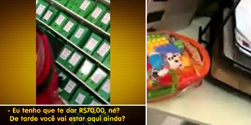 Servidores públicos vendem brinquedos doados