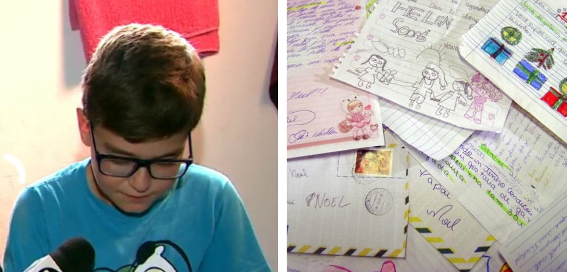 Menino pede pão com presunto e queijo de Natal. Mas o que ele recebe o deixa em lágrimas