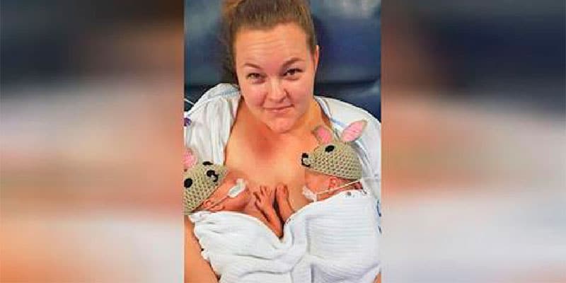 Médico insiste que suas gêmeas não sobreviverão. Até que mãe pede por um corte em seu útero