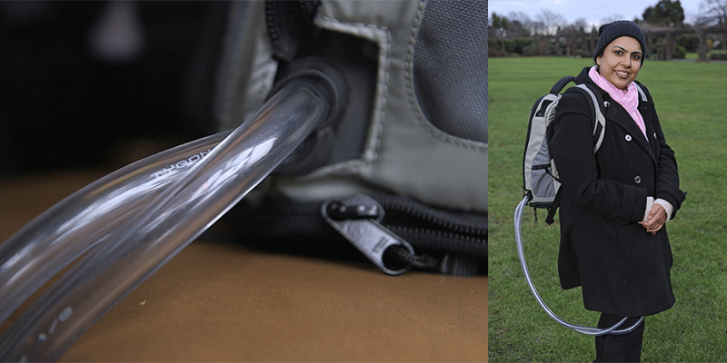 Mulher na espera por um transplante choca a todos ao mostrar que leva um coração na mochila