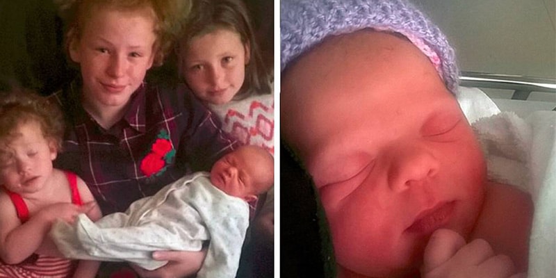 Mulher sente dores e pensa que apêndice estourou até perceber que quarta filha está a caminho