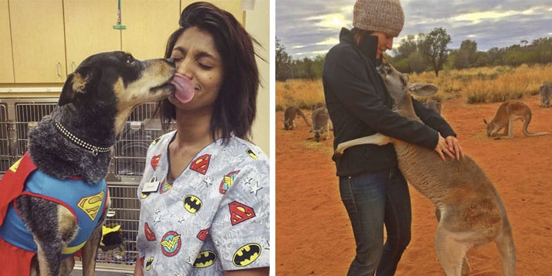 Animais agradecem pessoas que salvaram suas vidas ao voltar todos os dias para visitá-las