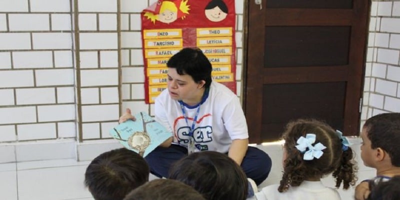 Professora fala sobre inclusão