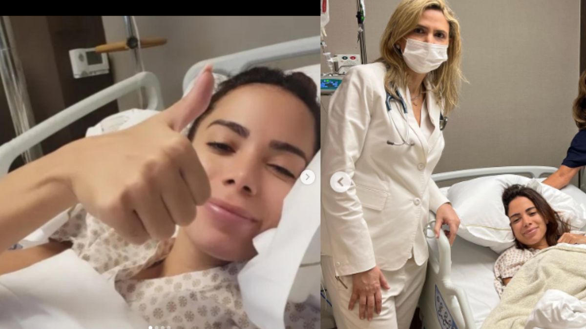 Cantora Anitta recebe alta e alerta sobre a endometriose