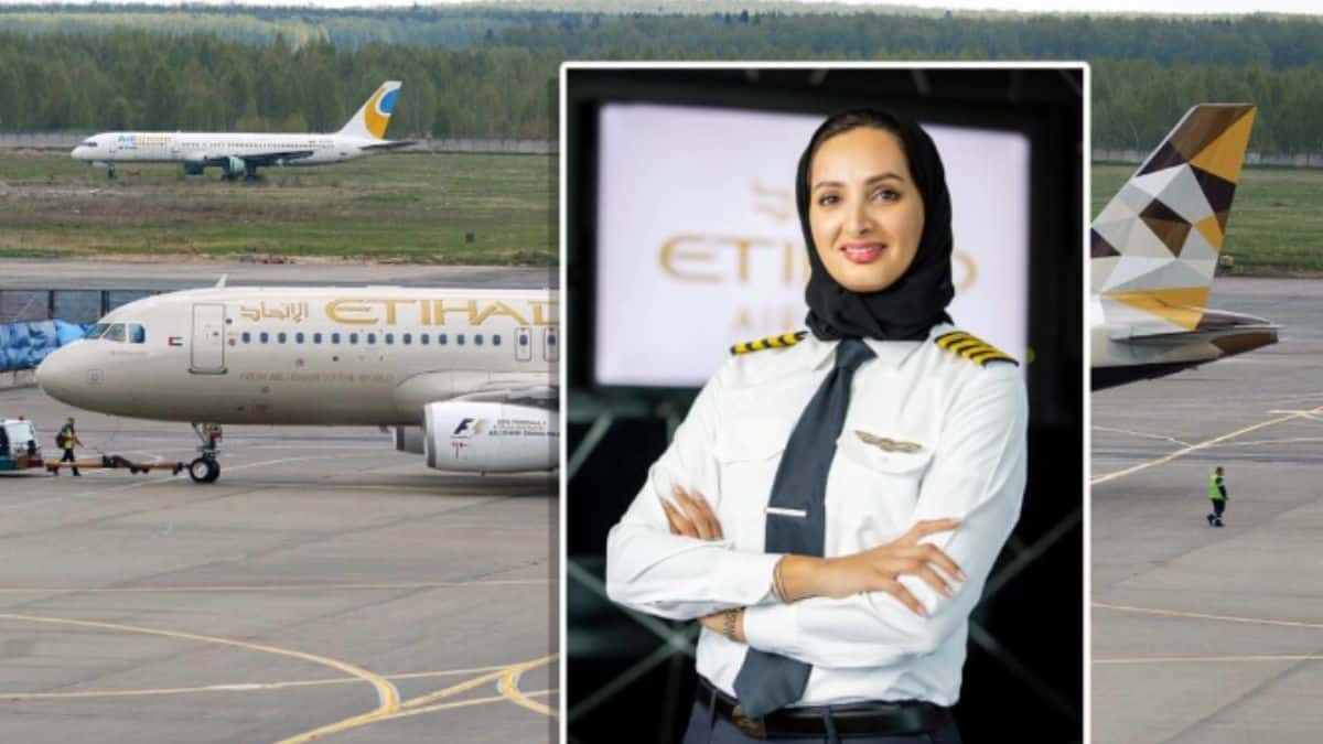 Primeira mulher a comandar aeronave nos Emirados Árabes