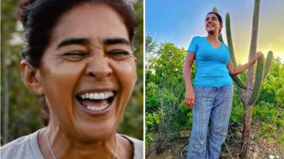 Tá na moda! Agricultora faz sucesso mostrando rotina na roça.