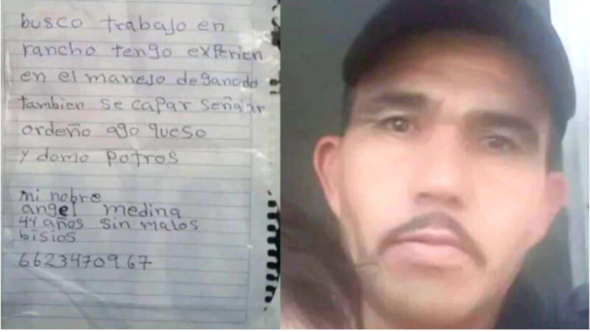 Homem, desesperado, faz currículo à mão e veja só o que lhe acontece!