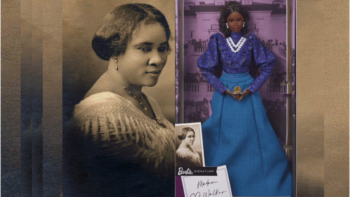 Quem é a  primeira mulher milionária dos EUA a ter sua própria boneca Barbie?￼