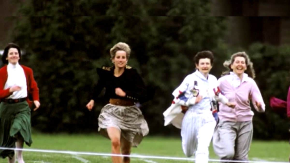 Quem lembra da princesa Diana correndo pelos filhos!