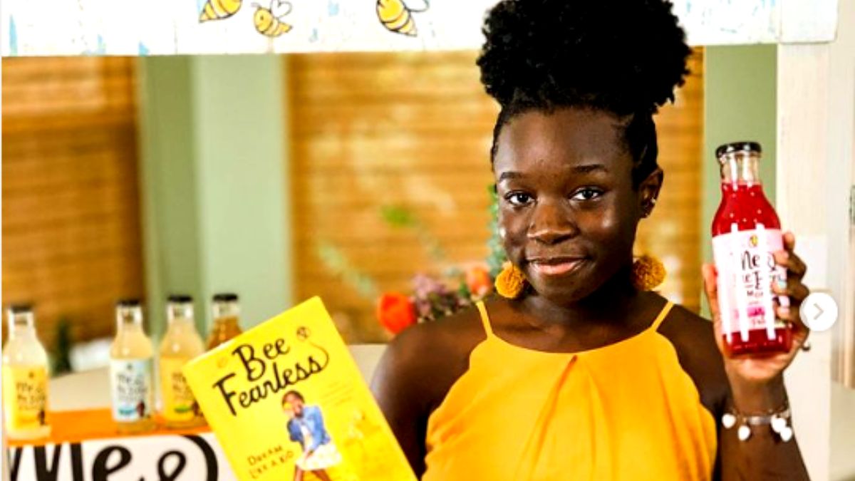 Garota transforma seu medo de abelhas em um negócio lucrativo.
