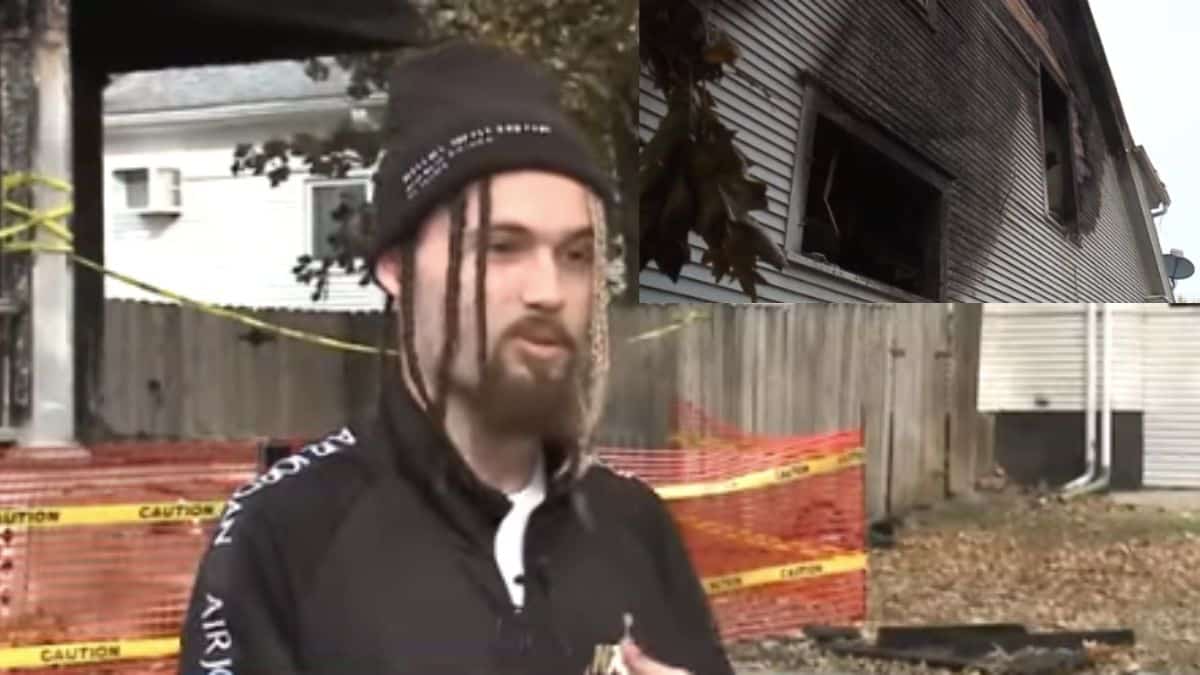 Jovem erra endereço e acaba salvando uma família das chamas.