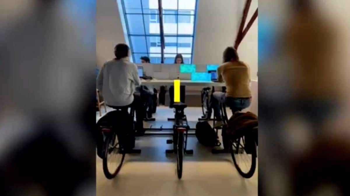 E se você pudesse estudar e pesquisar  pedalando?