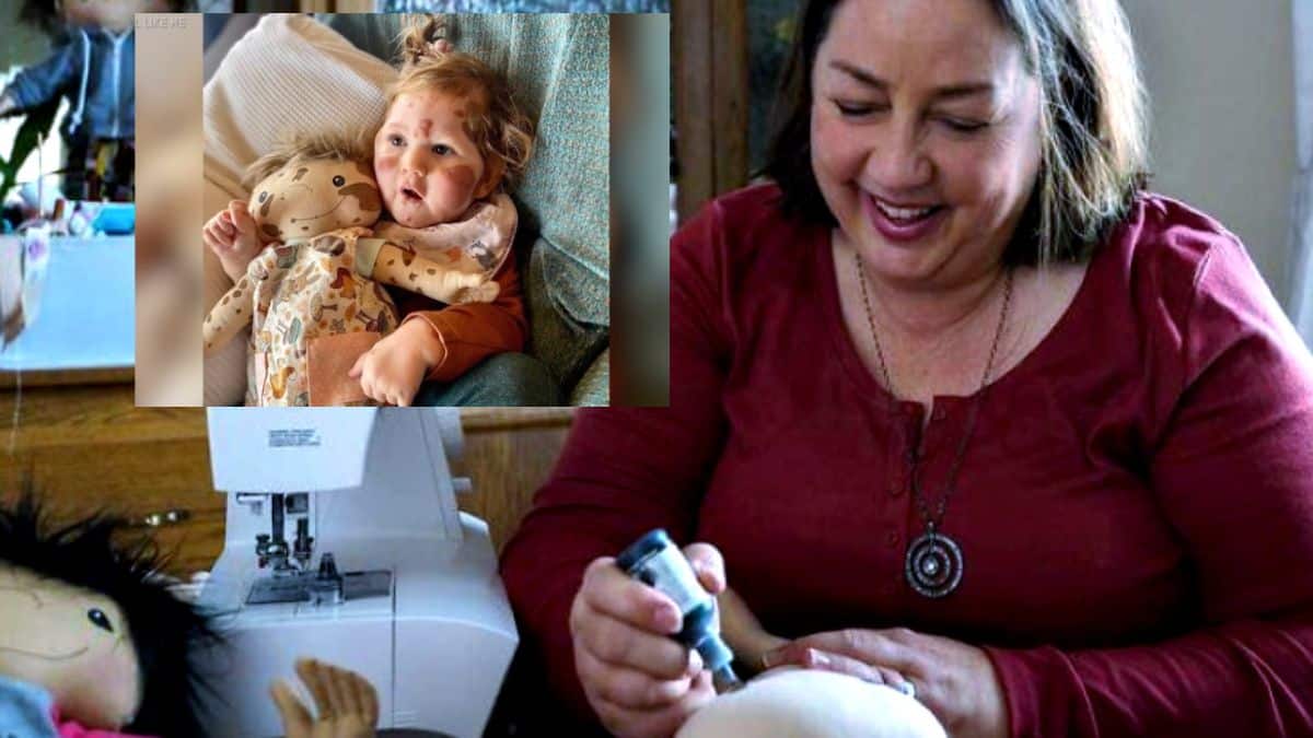 Esta mulher está mudando a vida destas crianças criando bonecas personalizadas.