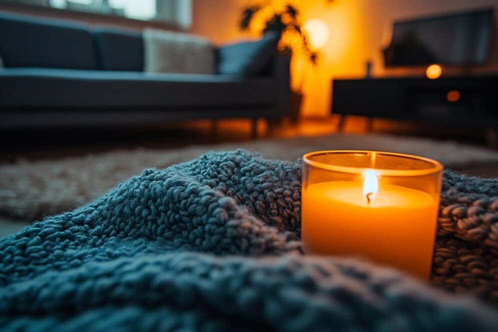 Acenda uma vela laranja no centro da casa para ativar a prosperidade